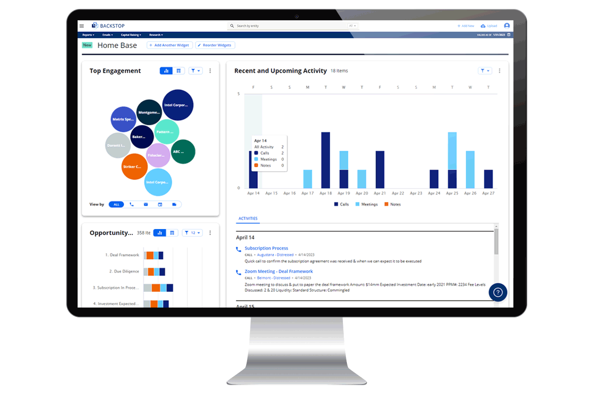 Client Relationship Management Backstop Solutions Group